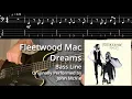 Download Lagu Fleetwood Mac - Dreams (Bass Line w/ Tabs and Standard Notation)