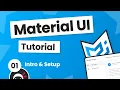 Material UI Tutorial - Intro Setup