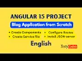Angular 15 blog Project using Bootstrap Blog Application from scratch in Angular with testycodeiz