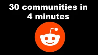 30 reddit communities described in 1 sentence