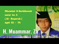Download Lagu H.Muammar.Za    Murottal  \u0026 Saritilawah  surat  Al - Baqarah  ayat  61  -   74