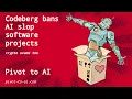 Codeberg bans AI slop software projects