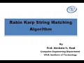 Rabin Karp String Matching Algorithm