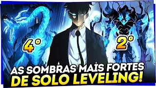 AS 13 SOMBRAS MAIS PODEROSAS DO SUNG JIN WOO EM SOLO LEVELING (Beru, Bellion, Igris...)