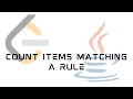 LeetCode 1773 Count Items Matching a Rule Solution in JAVA