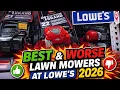 Best Worse Push Mowers AT Lowes 2026