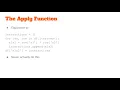 The apply Function