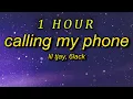 Download Lagu [ 1 HOUR ] Lil Tjay, 6LACK - Calling My Phone Lyrics  steady callin my phone