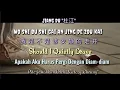 Lagu Wo Shi Bu Shi Gai An Jing De Zou Kai 我是不是该安静的走开 - 杜江 Jiang Du (Lirik Dan Terjemahan)