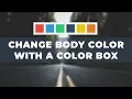 Change Body Background Color Using Color Box - Java Script