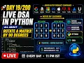 Day Live DSA in Python Rotate a Matrix by 90 Coding Interview Question