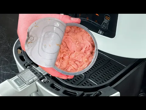 Mix 1 Egg and Canned Tuna in the Air Fryer! This Dish Will Impress Everyone!