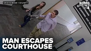 Man sought after escaping Snohomish County courthouse following hearing