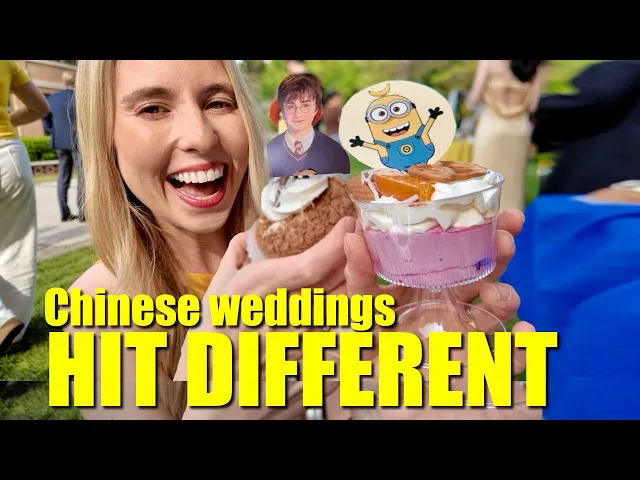 I learned a LOT about China at this Harry Potter/Minion wedding...