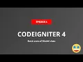 Model in Codeigniter 4 continue of C pattern in Codeigniter 4