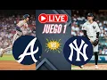 YANKEES vs ATLANTA BRAVES EN VIVO EN YANKEE STADIUM JUEGO 1 MLB 2026