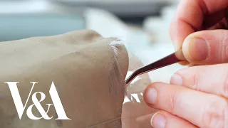 Revealing the Hidden Interior of a 1930s Couture Evening Dress | Textiles Conservation