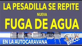 FUGA DE AGUA EN LA AUTOCARAVANA. Vaso de expansión, bomba y cámara endoscópica manos a la obra.