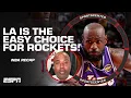 The Lakers are the EASY CHOICE for Rockets in the 1st Round - QRich SportsCenter