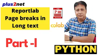 Creating PDF Files with Automatic Page Breaks for Long Text Using ReportLab on Colab Part - 1