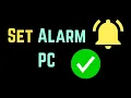 How to set Alarm on your PC English
