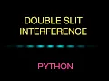 Double Slit Intensity Pattern with Python