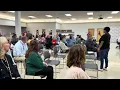Crowd shouts after School Board votes on immigrant student education