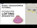 Rhino Grasshopper Tutorial Polygon-Curve Surface Lofting