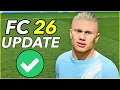 FC 26 HEEFT NET EEN GROTE NIEUWE UPDATE KRIJG 😮 - Volledige details