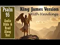 Psalm 95 KJV BIBLE With Text Images