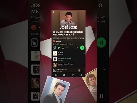 Escucha lo mejor del Príncipe de la Canción 👑❤️en la playlist Exitos José José¡Sigamos recordándolo!