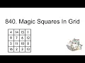 24 840 Magic Squares In Grid