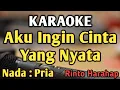 Download Lagu AKU INGIN CINTA YANG NYATA - KARAOKE || NADA PRIA COWOK || Pop Nostalgia || Rinto Harahap