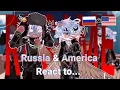Russia And America react to RusAme || Soft RusAme || CHECK DESCRIPTION || madebychoka1 