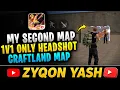 ONLY HEADSHOTS 1V1 CRAFLAND MAP MY SECOND MAP TRY AND ENJOY