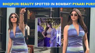 Jalwa Hai Akanksha Ji Ka Andheri Mein! Bhojpuri Beauty Spotted In Bombay! Pyaari Puri!