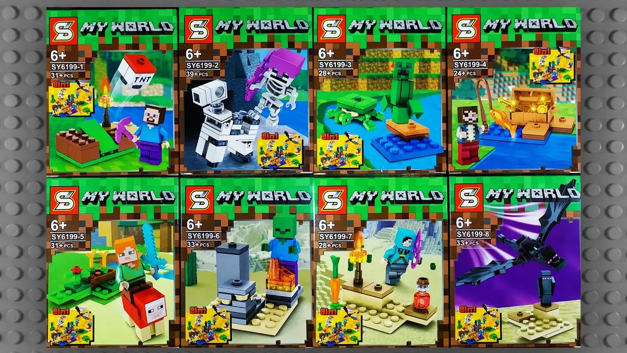 3 New LEGO Sets Added to Minecraft World + Reorganized!