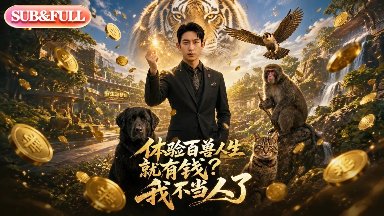 【全集FULL】《体验百兽人生就有钱？我不当人了》| AI短剧 | ENG SUB #薄荷听书 #cdrama #latest #热门短剧 #都市 #重生 #逆袭 #现代 #甜宠 poster