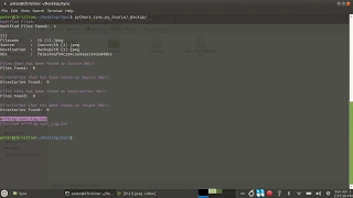 Synchronize Between Folders using Python3 SYNC