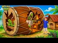 Dholer Bhetore Dainr Sangsar Bengali Cartoon Khirer Putul 3D