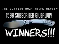 The Cutting Room Knife Review - 1500 Subscriber Giveaway Winners