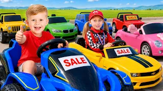 Kids Sell Toy Cars to Help Their Friend!