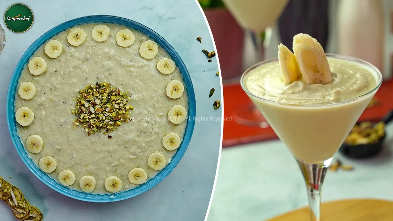 Banana Kheer   No Bake Banana Pudding Recipe by SooperChef