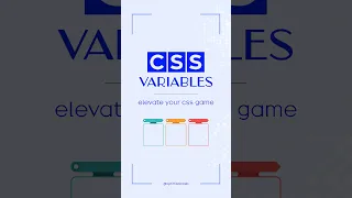 CSS Variables Explained in 60 seconds CSS Custom Properties