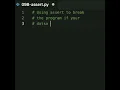 The assert keyword can be used to check the input data for validity Python programming