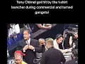 WWE Ring Announcer Tony Chimel Hit In The Nuts By Tee-Shirt Cannon