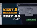 Vizrt 3 Text BG Plugin tutorial