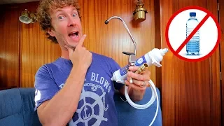 BOAT LIFE: $20 Filter Kit → No More Bottled Water??? | ⛵ Sailing Britaly ⛵