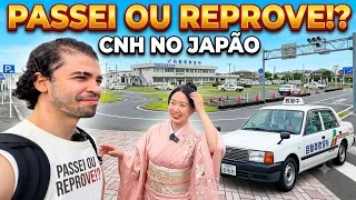 PASSEI OU REPROVEI?! 😱 Fui Fazer a Prova da CNH no Japão 🚗🇯🇵
