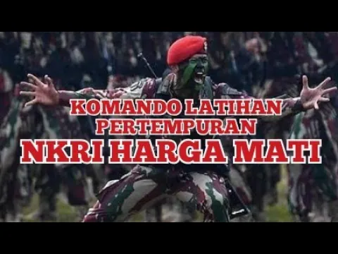 Download MP3 Lirik Lagu Komando Latihan Pertempuran | Tentara Nasional Indonesia TNI